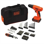 BLACK+DECKER  BDC120VA100 20V MAX* Lithium Drill Kit