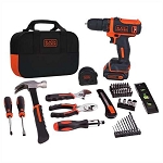 BLACK+DECKER BDCDD12PK 12V MAX* Lithium Ion Drill/Driver + 59 Piece Project Kit