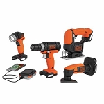 BLACK+DECKER BDCK502C1 GoPak 4-Tool Combo Kit
