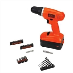 BLACK+DECKER GC180135PK 18V Cordless Drill/Driver + 35-Piece Project Kit