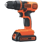BLACK+DECKER LDX120C 20V MAX* Cordless Lithium Drill/Driver
