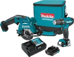Makita CT233R 12V max CXT® Lithium-Ion Cordless 2-Pc. Combo Kit (2.0Ah)