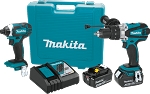 Makita XT263M 18V LXT® Lithium-Ion Cordless 2-Pc. Combo Kit (4.0Ah)