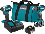 Makita XT281S 18V LXT Lithium-Ion Brushless Cordless 2-Pc. Combo Kit (3.0Ah)