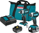 Makita XT284SX1 18V LXT® Lithium-Ion Brushless Cordless 2-Pc. Combo Kit (3.0Ah)