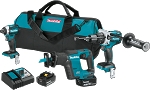 Makita XT336T 18V LXT® Lithium-Ion Brushless Cordless 3-Pc. Combo Kit (5.0Ah)