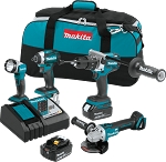 Makita XT451T 18V LXT® Lithium-Ion Brushless Cordless 4-Pc. Combo Kit (5.0Ah)