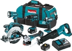 Makita XT610 18V LXT® Lithium-Ion Cordless 6-Pc. Combo Kit (3.0Ah)