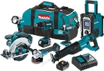 Makita XT704 18V LXT® Lithium-Ion Cordless 7-Pc. Combo Kit (3.0Ah)