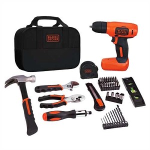 BLACK+DECKER BDCD8PK 8V MAX* Cordless Lithium Drill Project Kit