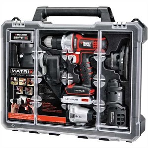 BLACK+DECKER  BDCDMT1206KITC MATRIX™ 20V MAX* 6-Tool Combo Kit with Storage Case