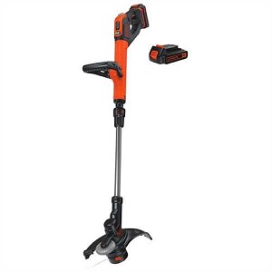 BLACK+DECKER LSTE525 20V MAX* Lithium EASYFEED™ String Trimmer/Edger + 2 Lithium-Ion Batteries