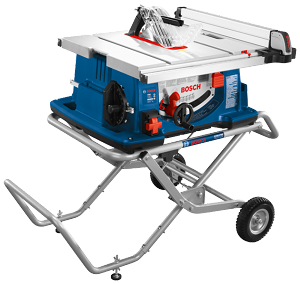 Bosch 4100-10 10 In. Worksite Table Saw with Gravity-Rise Wheeled Stand