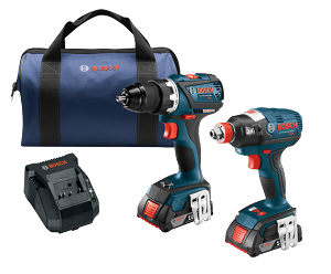 Bosch CLPK238-181 18V 2-Tool Combo Kit Impact Driver Compact Tough Drill/Driver