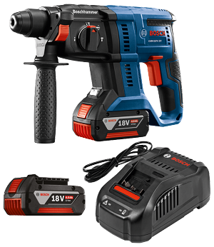 Bosch GBH18V-20K21 18V SDS-plus® 3/4 In. Rotary Hammer Kit