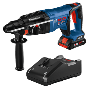 Bosch GBH18V-26DK15 18V EC Brushless SDS-plus® Bulldog™ 1 In. Rotary Hammer Kit 