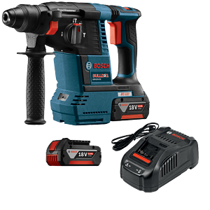 Bosch GBH18V-26K 18V EC Brushless SDS-plus® Bulldog™ 1 In. Rotary Hammer Kit