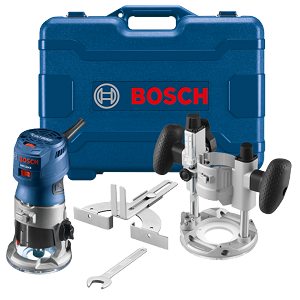 Bosch GKF125CEPK Colt 1.25 HP (Max) Variable-Speed Palm Router Combination Kit