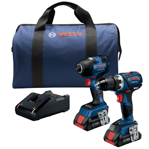 Bosch GXL18V-238B25 18V 2-Tool Combo Kit Impact Driver Drill/Driver