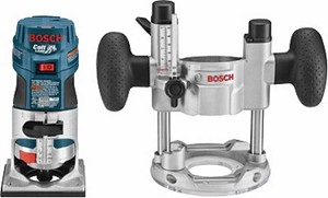 Bosch PR20EVSPK 1 HP Colt Variable Speed Electronic Palm Router Combination Kit