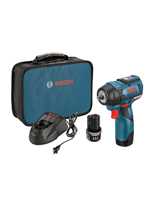 Bosch PS82-02 12V Max EC Brushless 3/8 In. Impact Wrench Kit
