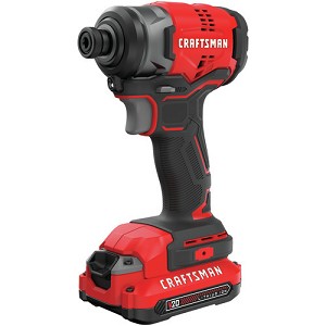 Craftsman CMCF810C1 V20* Cordless Brushless 1/4-in. Impact Driver Kit (1 Battery)