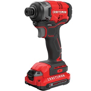 Craftsman CMCF810C2 V20* Cordless Brushless 1/4-in. Impact Driver Kit (2 Batteries)