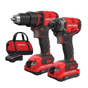 Craftsman CMCK210C2 V20* Cordless Brushless Compact 2 Tool Combo Kit (2 Batteries)