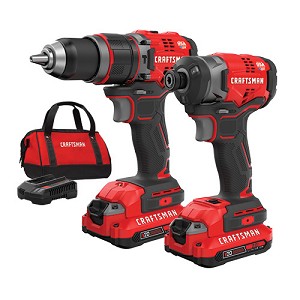 Craftsman CMCK220D2 V20* Cordless Brushless 2 Tool Combo Kit (2 Batteries)