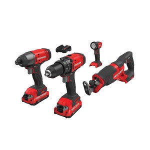 Craftsman CMCK400D2 V20* Cordless 4 Tool Combo Kit (2 Batteries)