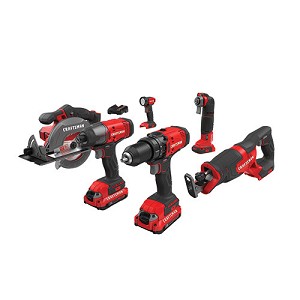 Craftsman CMCK600D2 V20* Cordless 6 Tool Combo Kit (2 Batteries)
