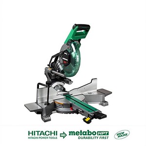 Hitachi / Metabo HPT C10FSHCT 10” Sliding Dual Compound Miter Saw with Laser 