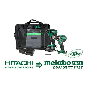 Hitachi / Metabo HPT KC18DBFL2S 18V Lithium Ion Brushless Hammer Drill and Impact Driver Combo Kit