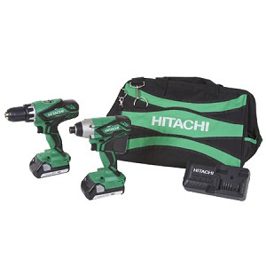 Hitachi / Metabo HPT KC18DGL 18V Lithium Ion Driver Drill and Impact Driver Combo Kit