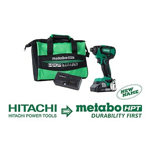 Hitachi / Metabo WH18DBFL2S 18V Lithium Ion Brushless Impact Driver with 1 Battery 