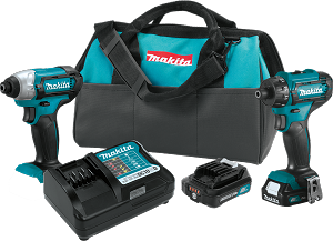 Makita CT231R 12V max CXT Lithium-Ion Cordless 2-Pc. Combo Kit (2.0Ah)