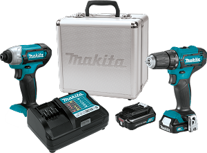 Makita CT232RX 12V max CXT Lithium-Ion Cordless 2-Pc. Combo Kit (2.0Ah)