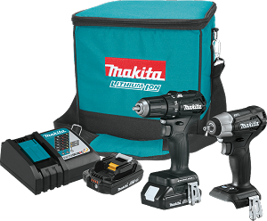 Makita CX201RB 18V LXT Lithium-Ion Sub-Compact Brushless Cordless 2-Pc. Combo Kit (2.0Ah)