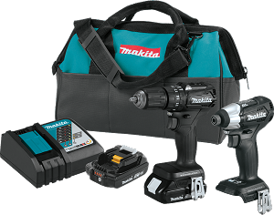Makita CX202RB 18V LXT Lithium-Ion Sub-Compact Brushless Cordless 2-Pc. Combo Kit (2.0Ah)
