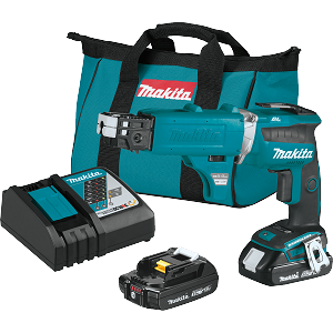 Makita XSF03RX2 Compact Brushless Cordless 4,000 RPM Drywall Screwdriver Kit