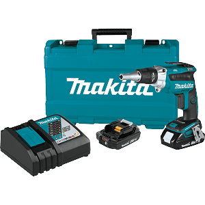 Makita XSF04R Compact Brushless Cordless 2,500 RPM Drywall Screwdriver Kit