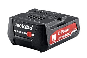 Metabo 625406000 Battery pack 12 V, 2.0 Ah, Li-Power 