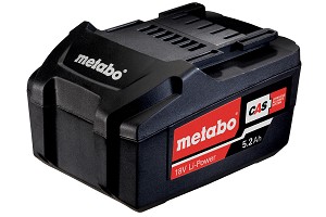 Metabo 625592000 Battery pack 18 V, 5.2 Ah, Li-Power 
