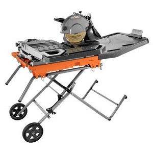 RIDGID R4092 10 in. Wet Tile Saw with Stand