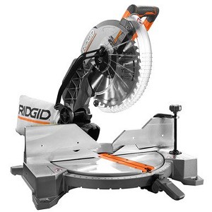 RIDGID R4122 12 in. Dual Bevel Miter Saw with Laser
