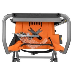 RIDGID R4513 Heavy Duty 10 in. Portable Table Saw With Stand